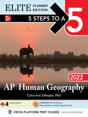 cover image of 5 Steps to a 5: AP Human Geography 2022